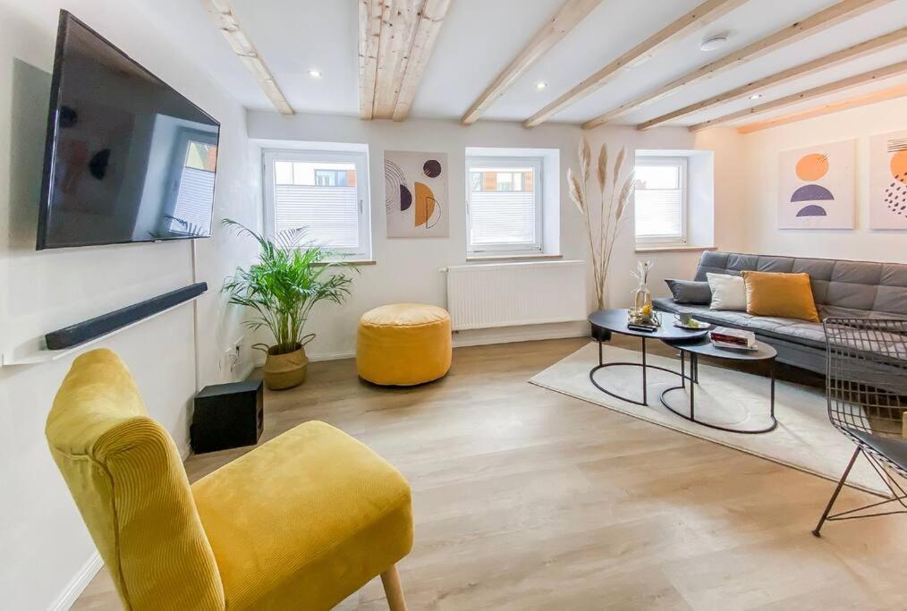 Stylisches Apartment Mit Terrasse In Der Altstadt Von Donauwoerth Exterior photo